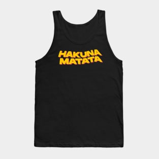 Hakuna Matata Text Tank Top